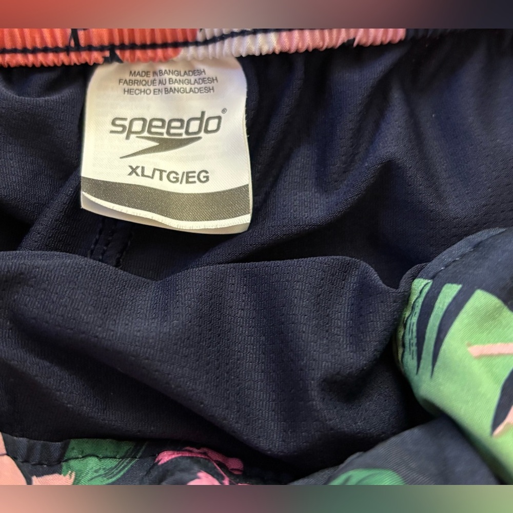 Speedo Women's Tropical Floral Skort - Pink, Green, White - Picture 7 of 7